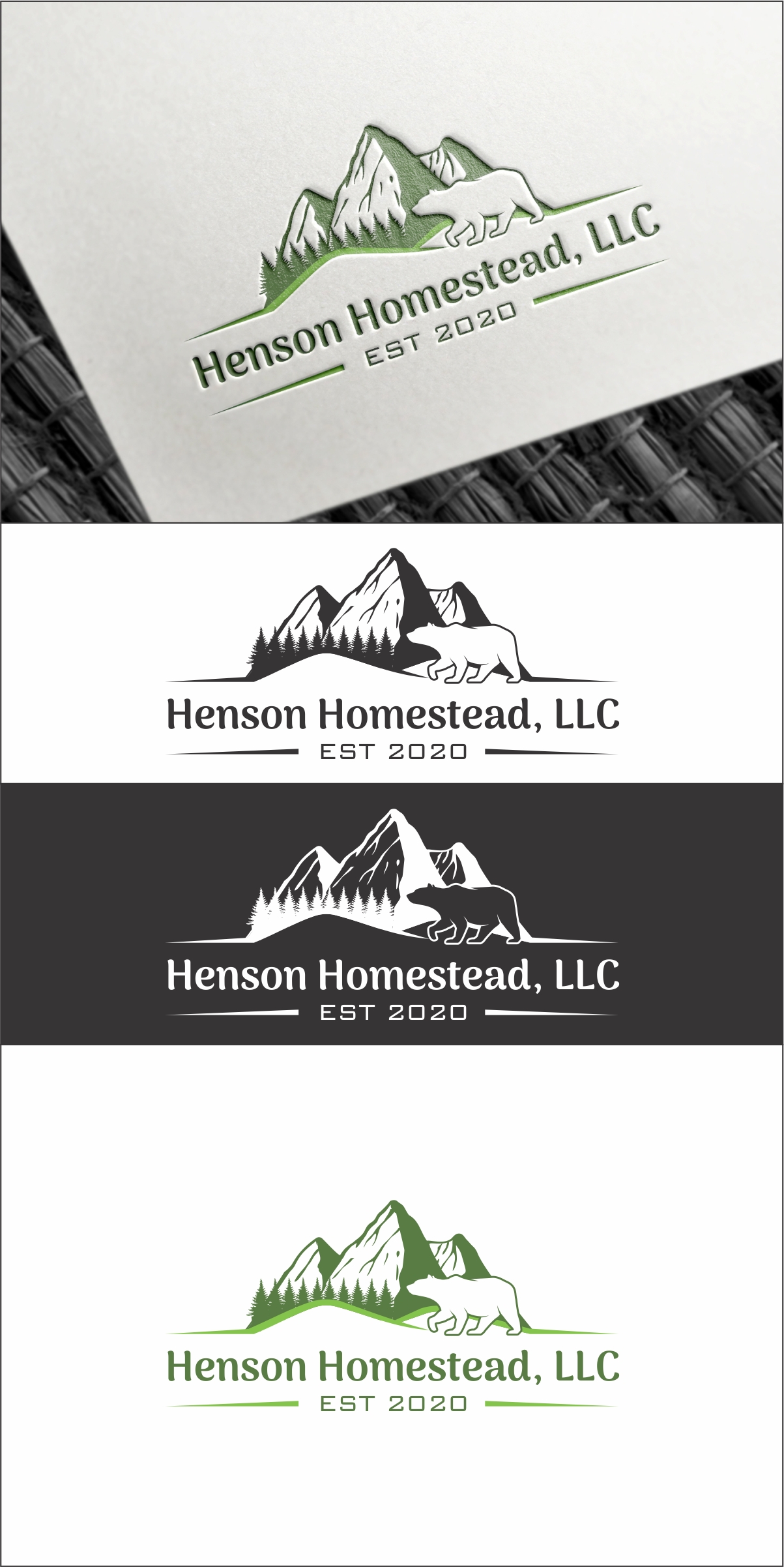 Design de Logo par Robert Macwan pour Henson Homestead, LLC | Design #26567025