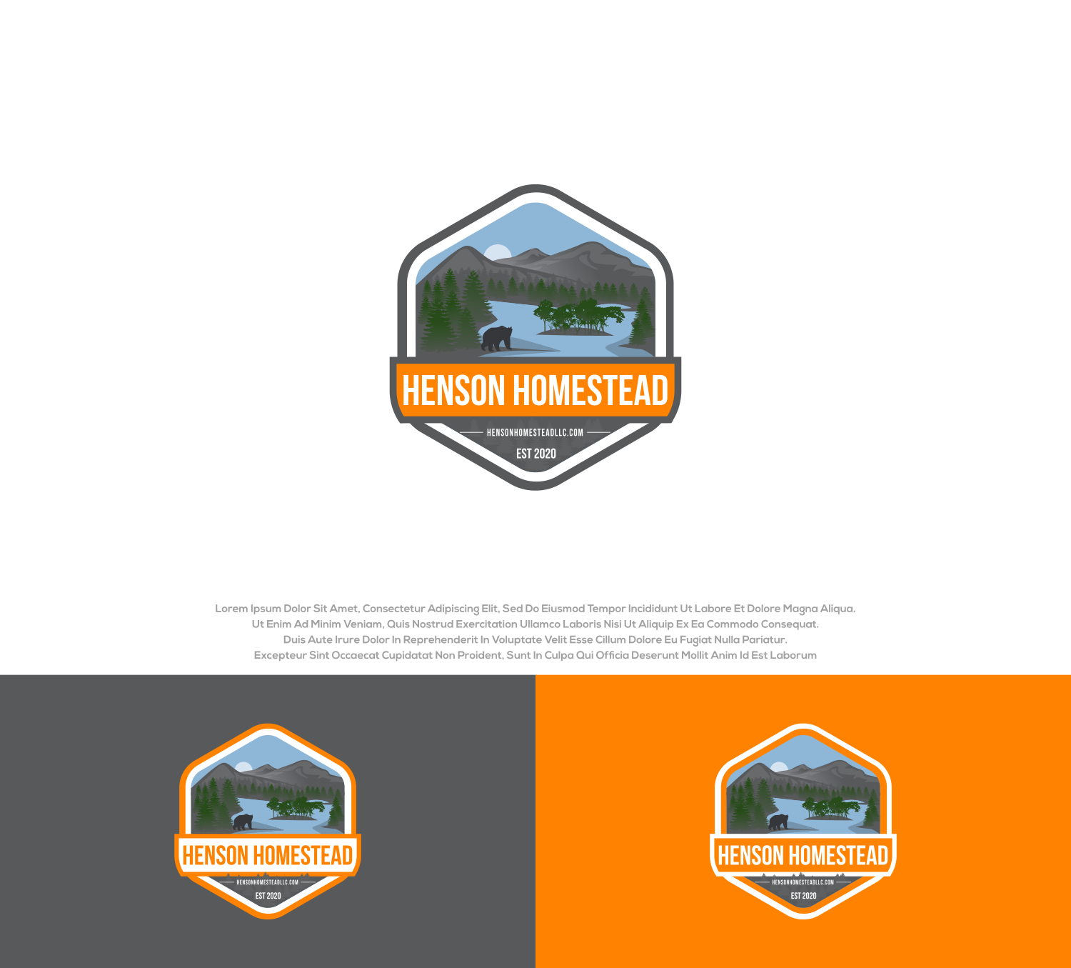 Logo Design by Aditya.DwiRama for Henson Homestead, LLC | Design #26568189