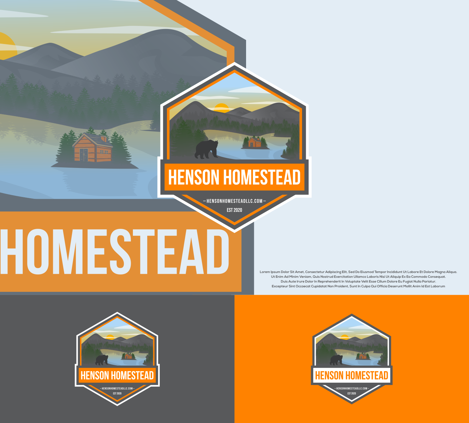 Logo Design by Aditya.DwiRama for Henson Homestead, LLC | Design #26572832