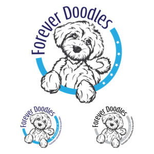 Version 1: 'Forever Doodles' Version 2: 'Forever Doodles' and 'Breeders of Australian Labradoodles & Bernedoodles' | Logo Design by Breanne Owen
