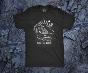 Simplistic Northern Camping T-shirt