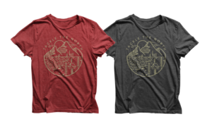 Simplistic Northern Camping T-shirt | Diseño de Camiseta por Bayu_susilo