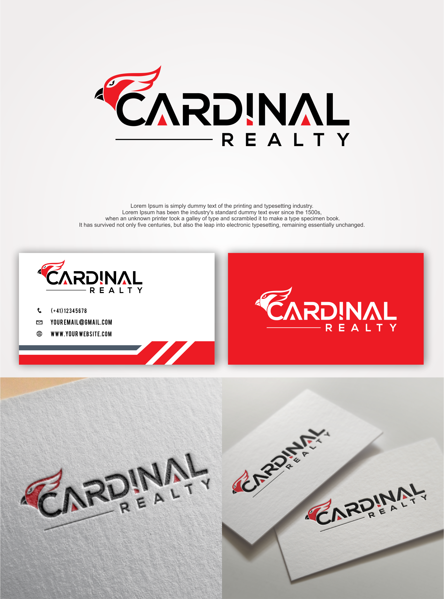 Logo Design by I Design12 for Cardinal Realty | Design #26575926