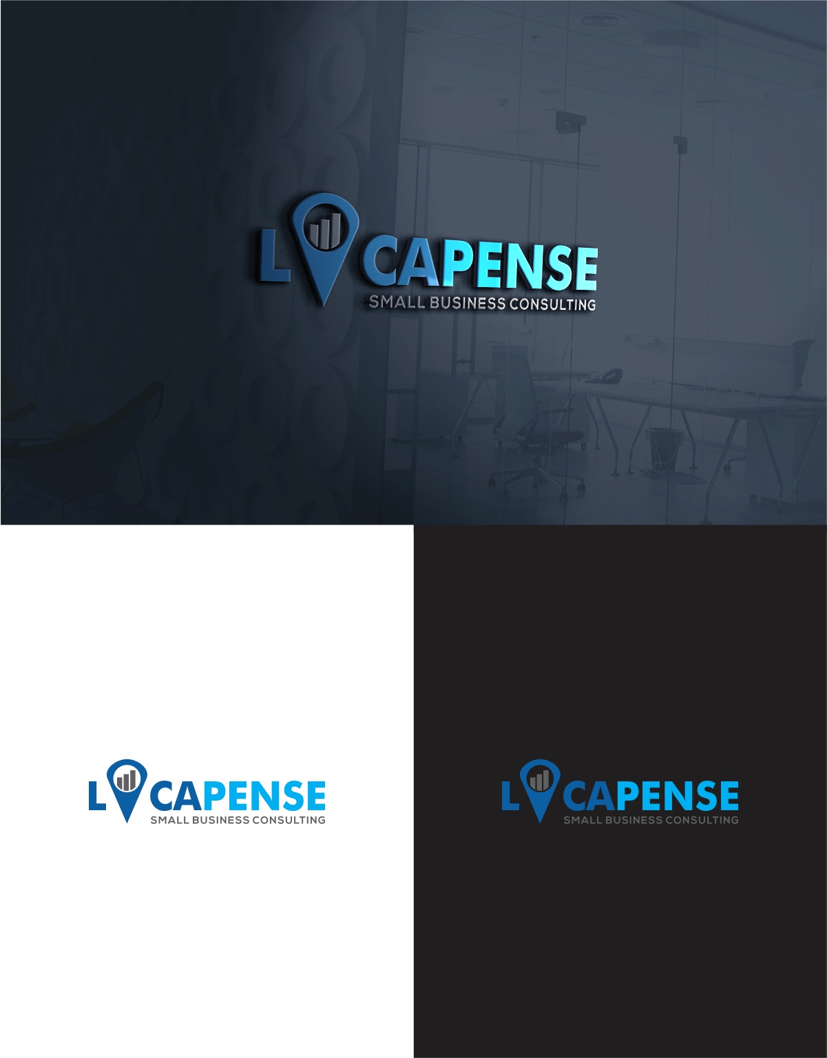 Logo Design by Dave Paresh for Locapense | Design #26660151