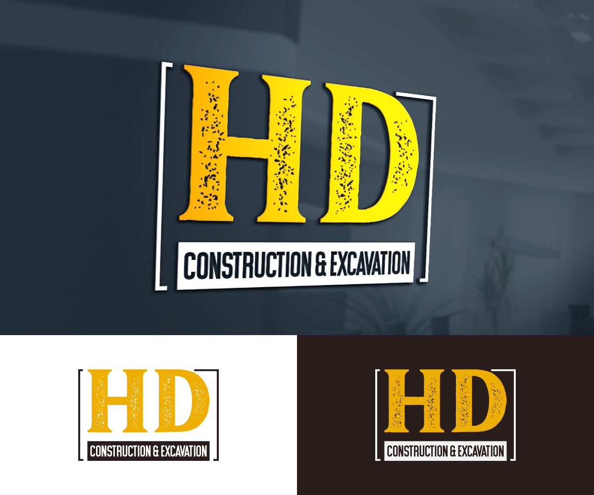 Diseño de Logo por MaToTiPiLa para HD construction & excavation  | Diseño #26573213