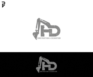 Logo Design by poisonvectors for HD construction & excavation  | Design: #27047047
