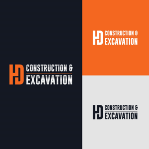 Logo Design by kaushal 05 for HD construction & excavation  | Design: #26570362