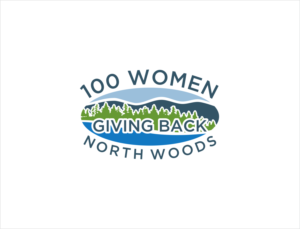 100 Women Giving Back North Woods | Logo Design by BNdesigner