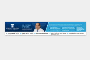 Graphic Design by debdesign for Cedric Spencer Lawyers | Design: #26571039