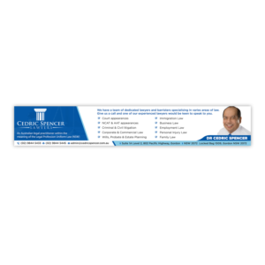 Graphic Design by debdesign for Cedric Spencer Lawyers | Design: #26571087