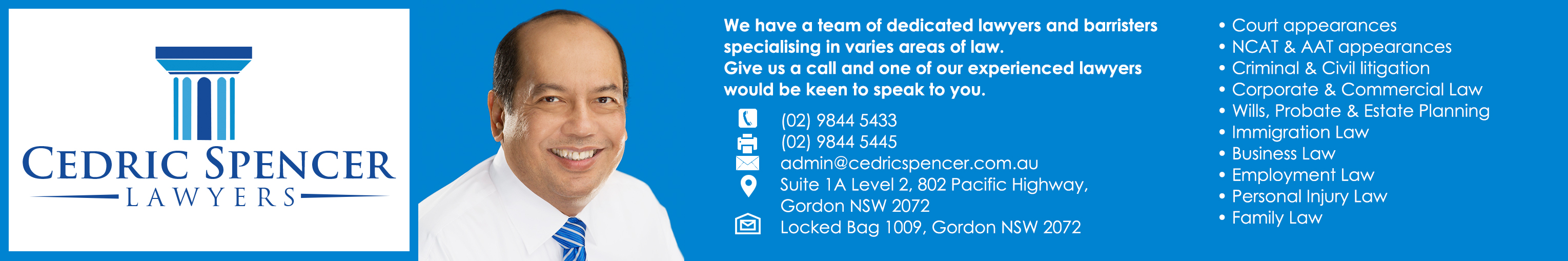Graphic Design by Wally_F for Cedric Spencer Lawyers | Design #26572931
