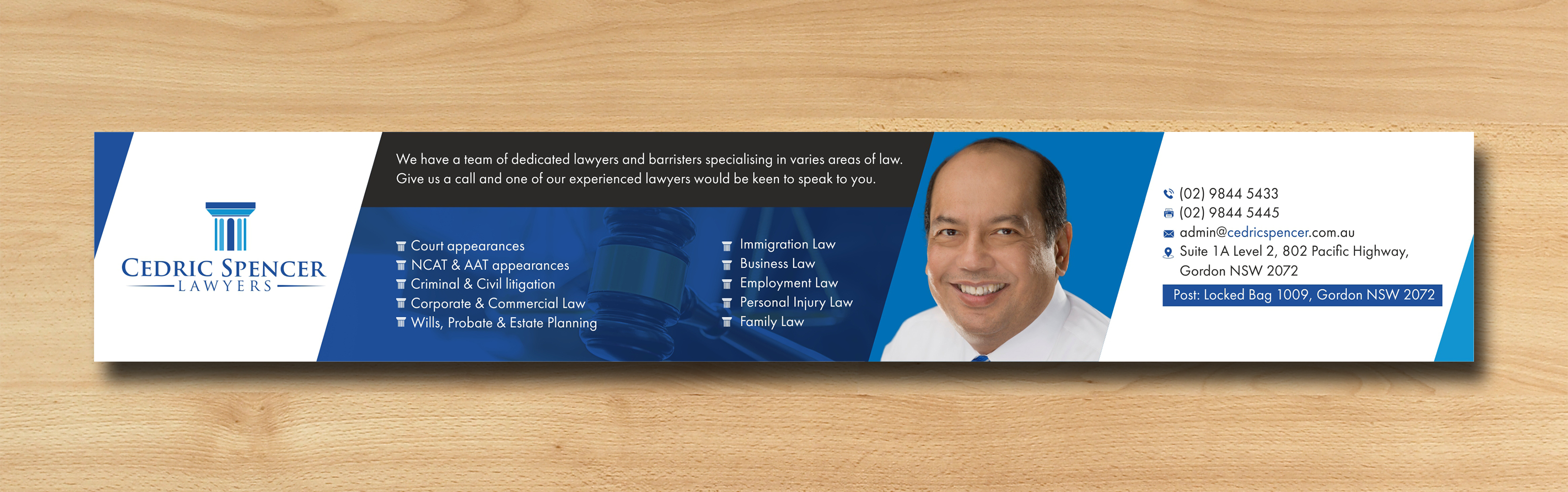 Graphic Design by ecorokerz for Cedric Spencer Lawyers | Design #26571231
