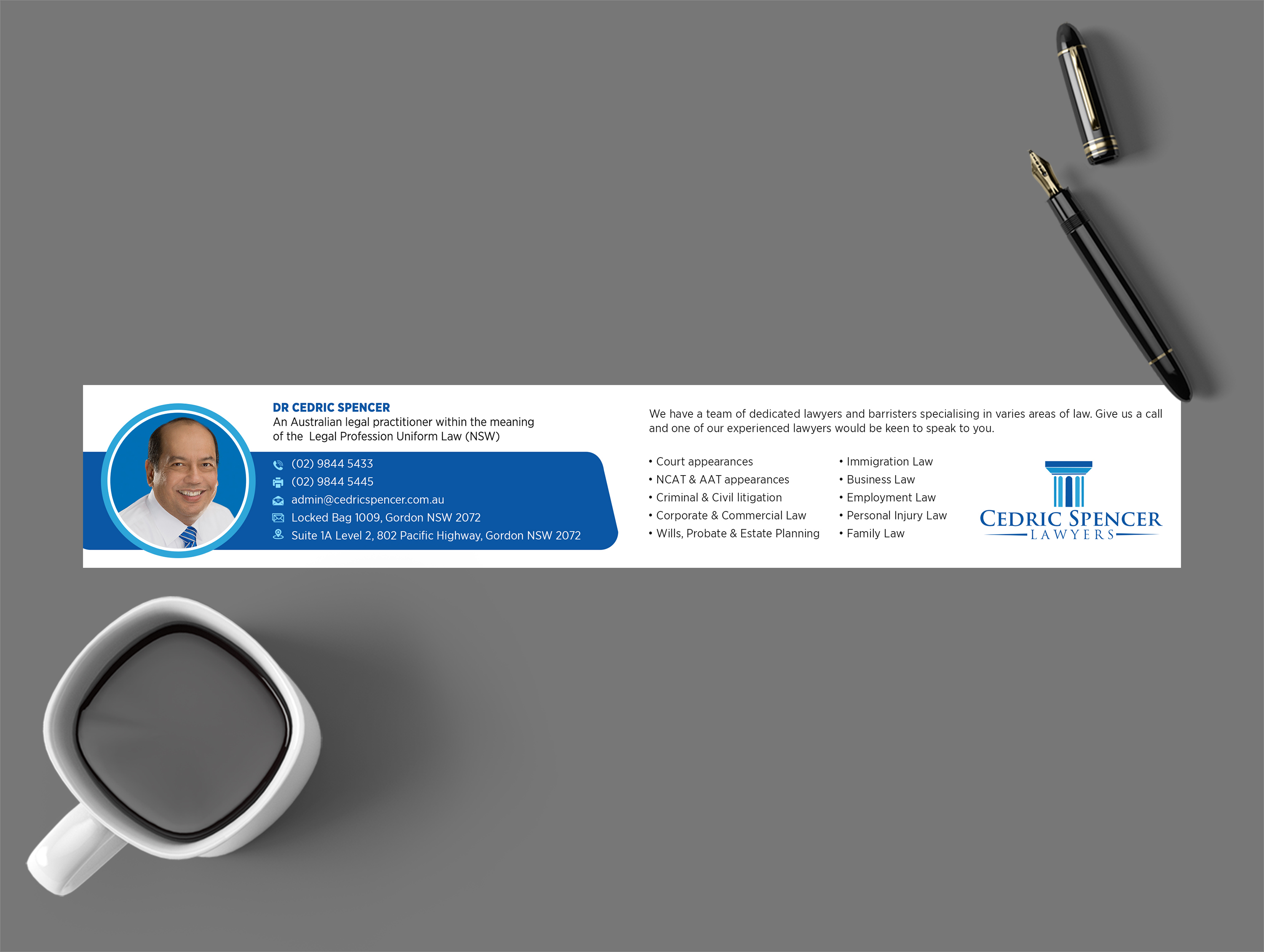 Graphic Design by GraphicsGuru for Cedric Spencer Lawyers | Design #26573469