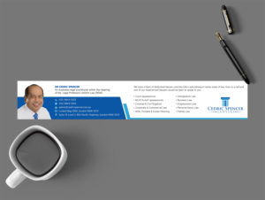 Law firm HK Post Advertisement | Design Graphique par GraphicsGuru
