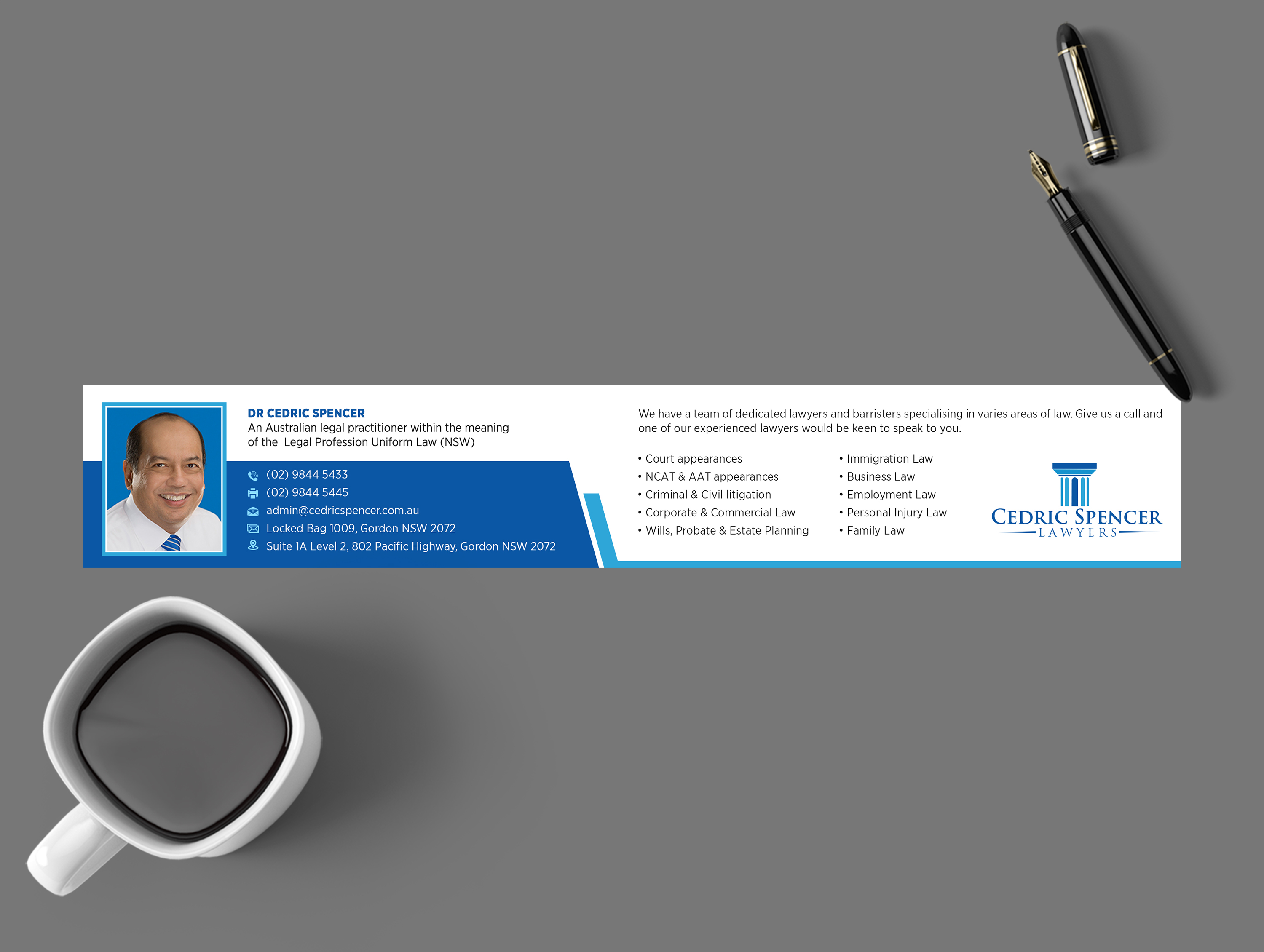 Graphic Design by GraphicsGuru for Cedric Spencer Lawyers | Design #26575367