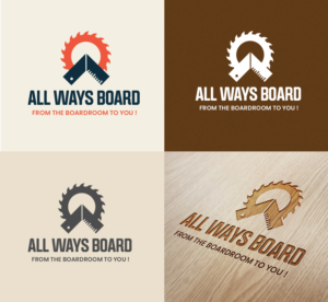 "All Ways Board "  "From the boardroom to you ! " | Logo Design by Graphicsbox