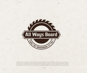 "All Ways Board "  "From the boardroom to you ! " | Logo Design by Ng V Duc