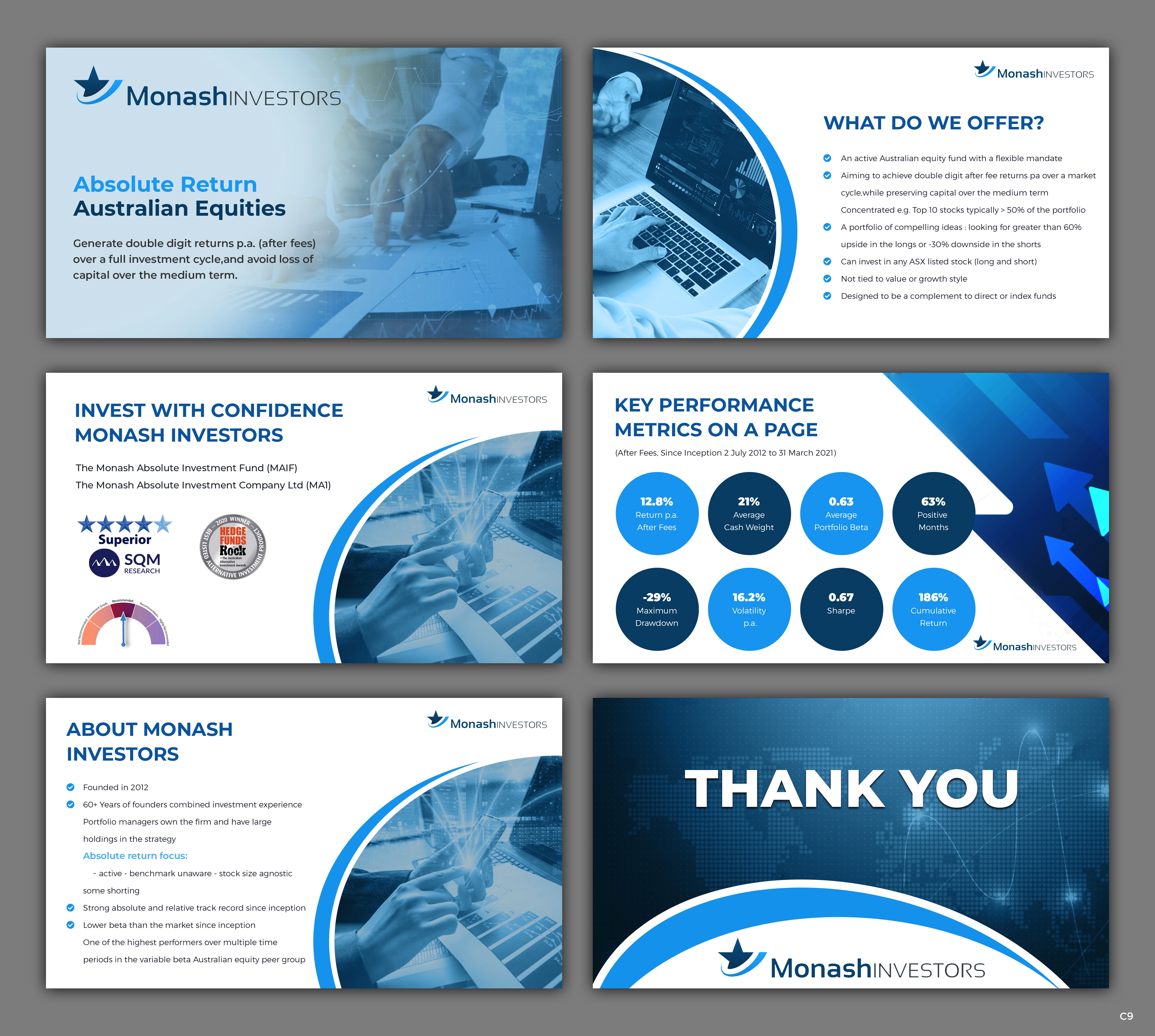 PowerPoint Design by pb for Monash Investors Pty Ltd | Design #26596604