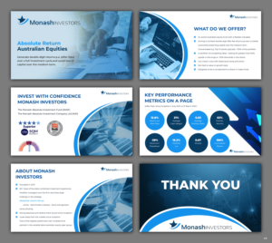 Diseño de PowerPoint por pb para Monash Investors Pty Ltd | Diseño: #26596604