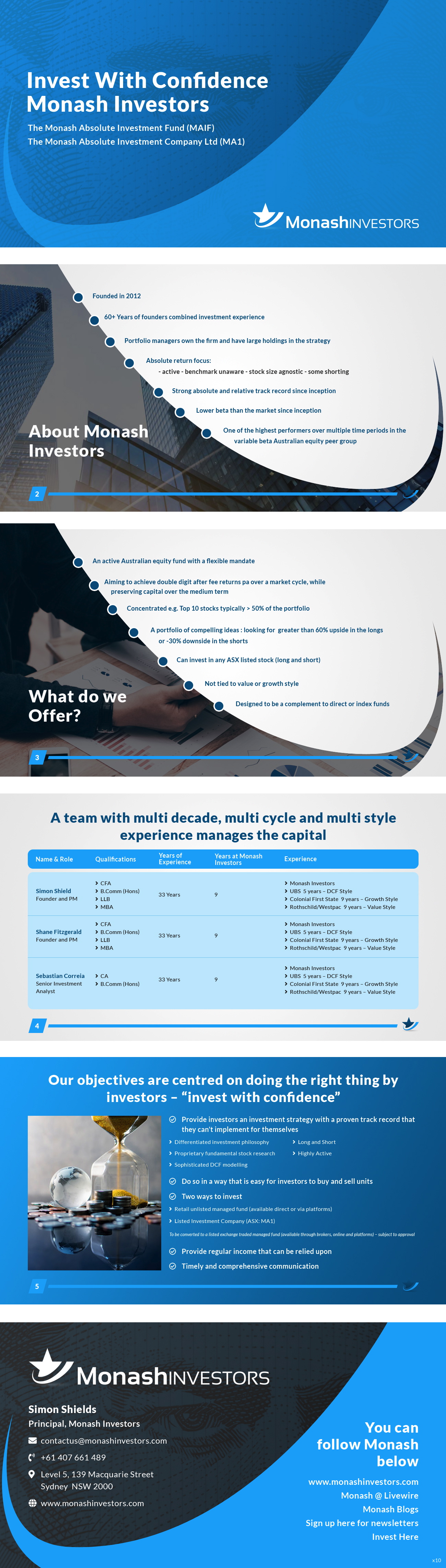 PowerPoint Design by pb for Monash Investors Pty Ltd | Design #26596615