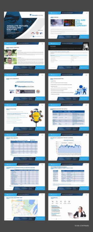 Diseño de PowerPoint por colourstreak para Monash Investors Pty Ltd | Diseño: #26578040
