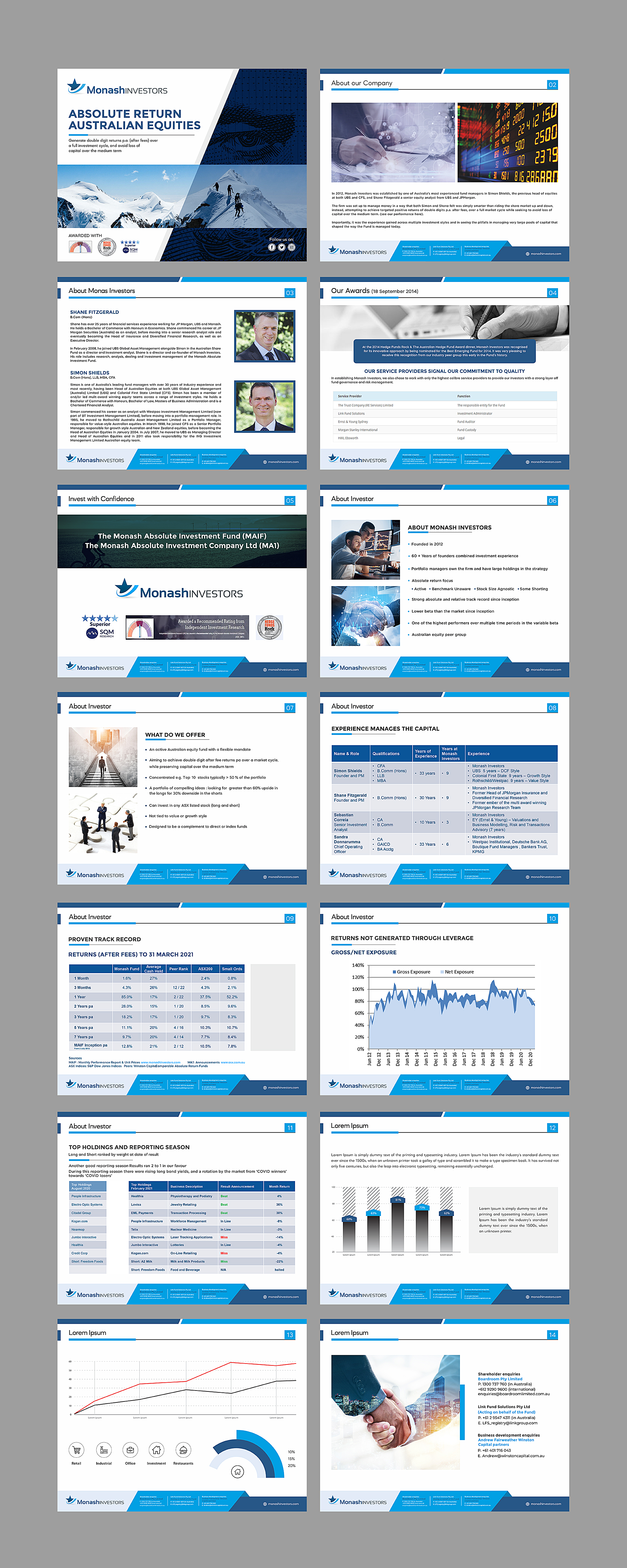 Diseño de PowerPoint por colourstreak para Monash Investors Pty Ltd | Diseño #26578597