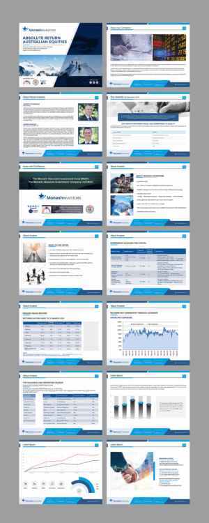 Diseño de PowerPoint por colourstreak para Monash Investors Pty Ltd | Diseño: #26578597