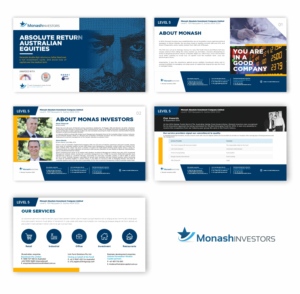 Diseño de PowerPoint por colourstreak para Monash Investors Pty Ltd | Diseño: #26578636