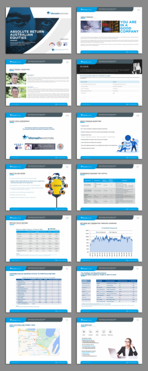 Design de PowerPoint par colourstreak pour Monash Investors Pty Ltd | Design : #26590795