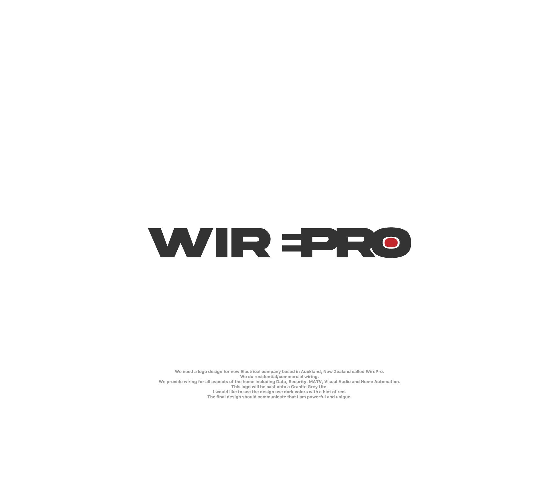 Logo Design by enan+grphx for WirePro Electrical Ltd | Design #26572803