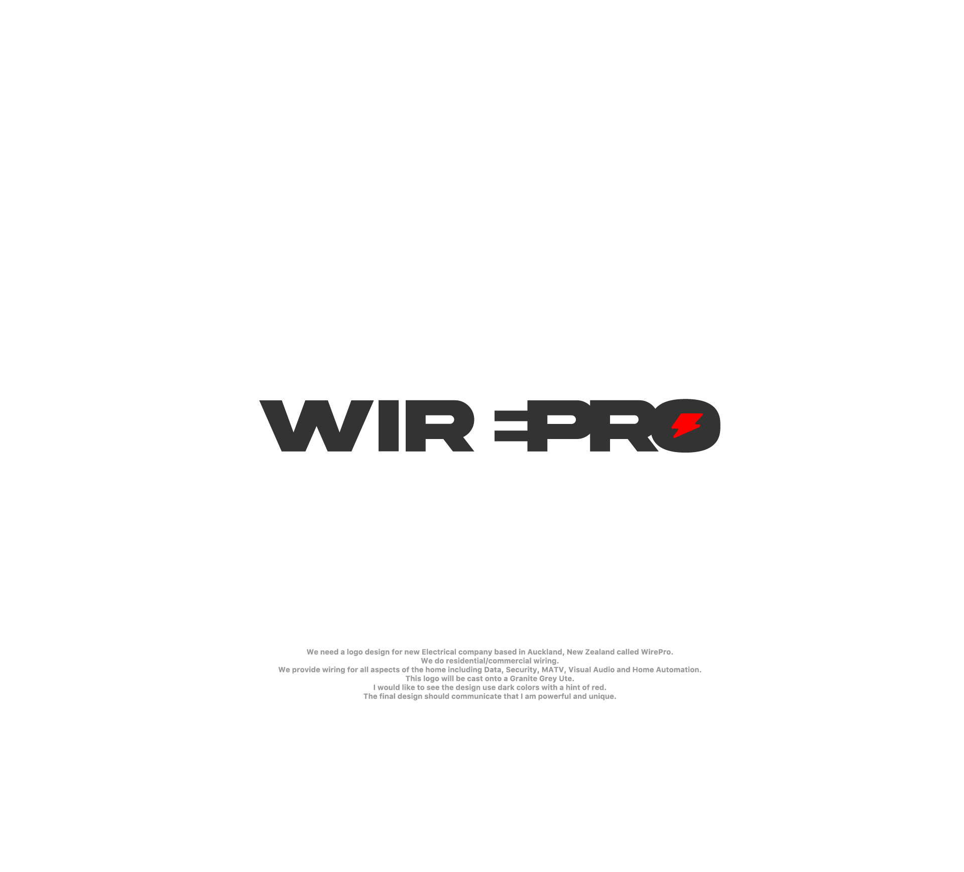 Diseño de Logo por enan+grphx para WirePro Electrical Ltd | Diseño #26572819