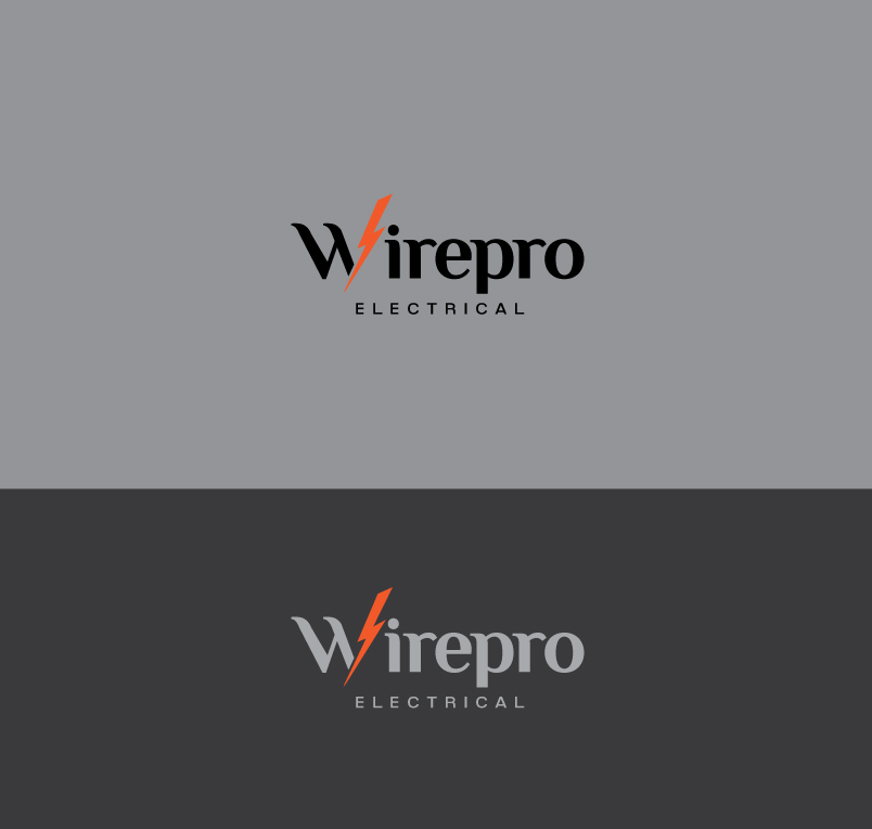 Logo Design by instudio for WirePro Electrical Ltd | Design #26577544
