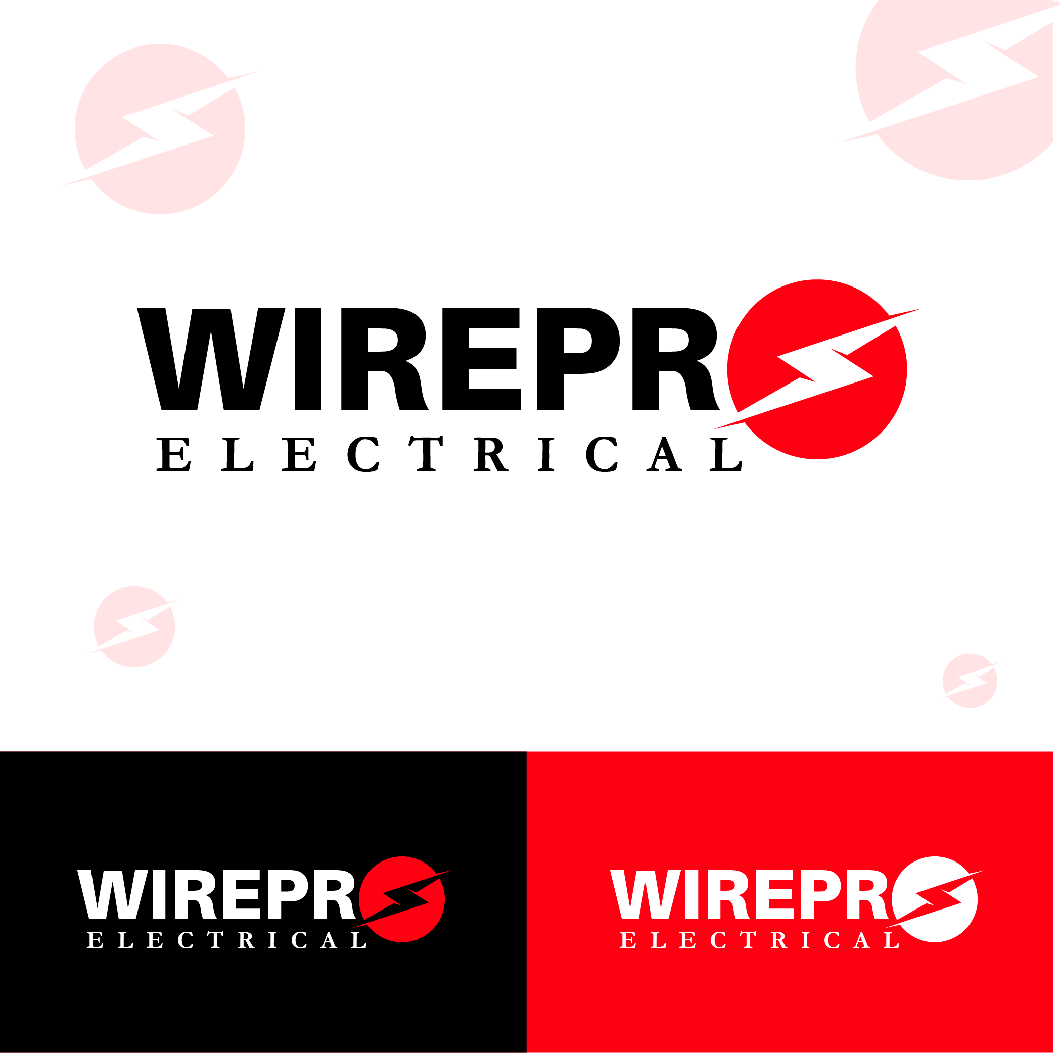 Logo Design by Thangarasu for WirePro Electrical Ltd | Design #26582611