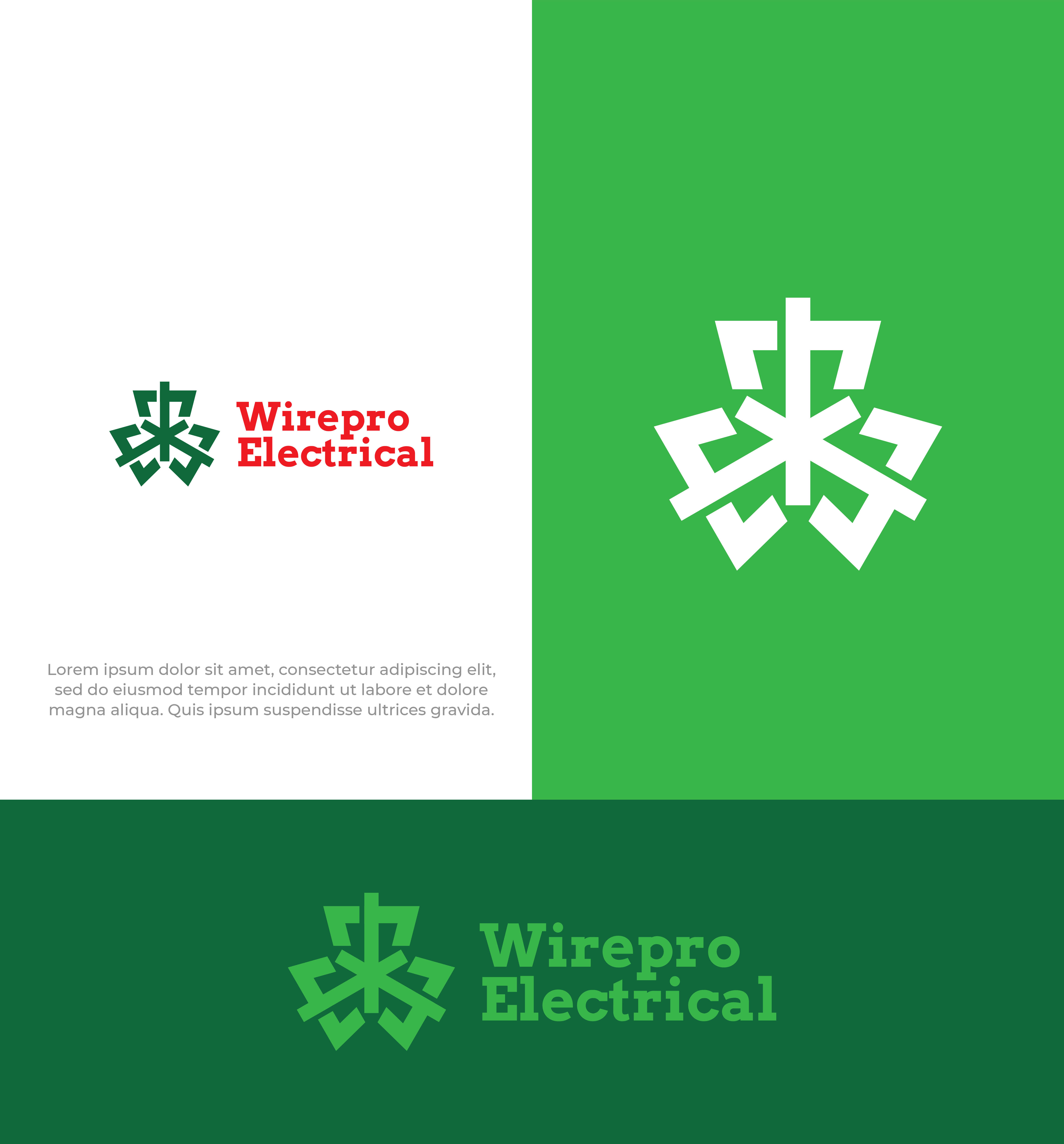 Logo Design by vramar.roy for WirePro Electrical Ltd | Design #26640924