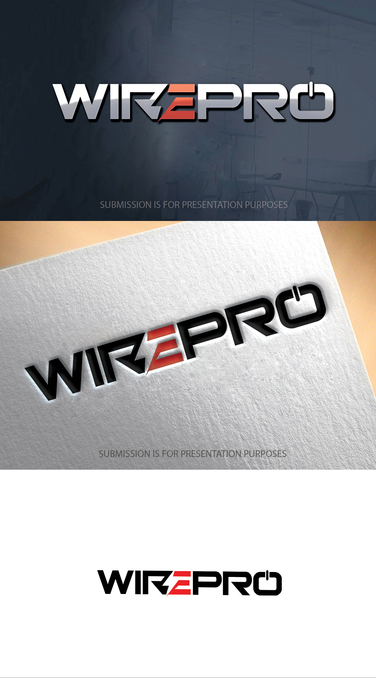 Diseño de Logo por graphicevolution para WirePro Electrical Ltd | Diseño #26572831