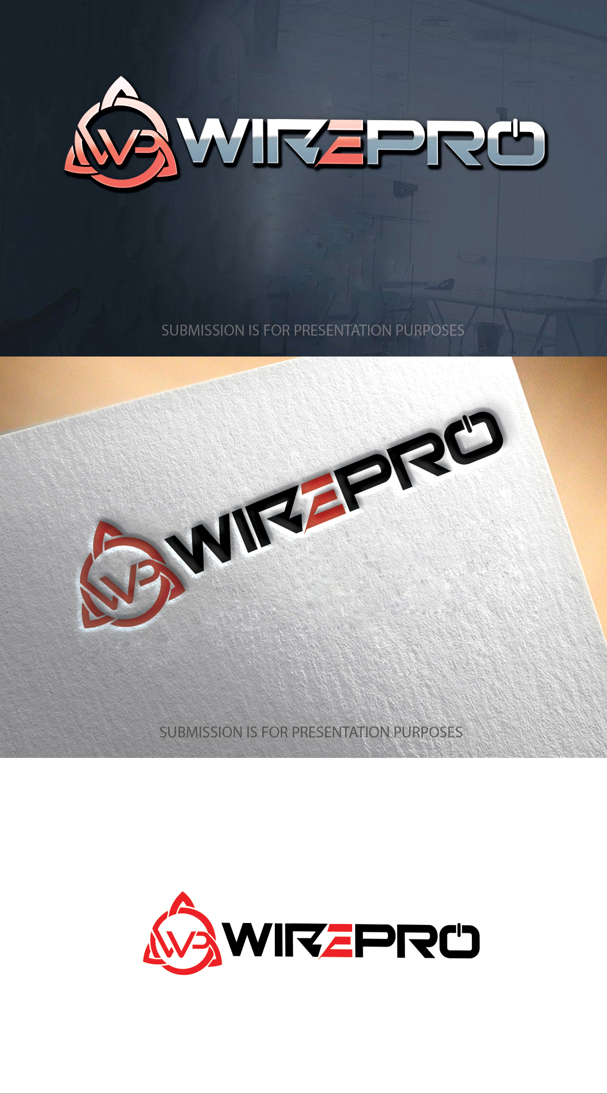 Diseño de Logo por graphicevolution para WirePro Electrical Ltd | Diseño #26579087