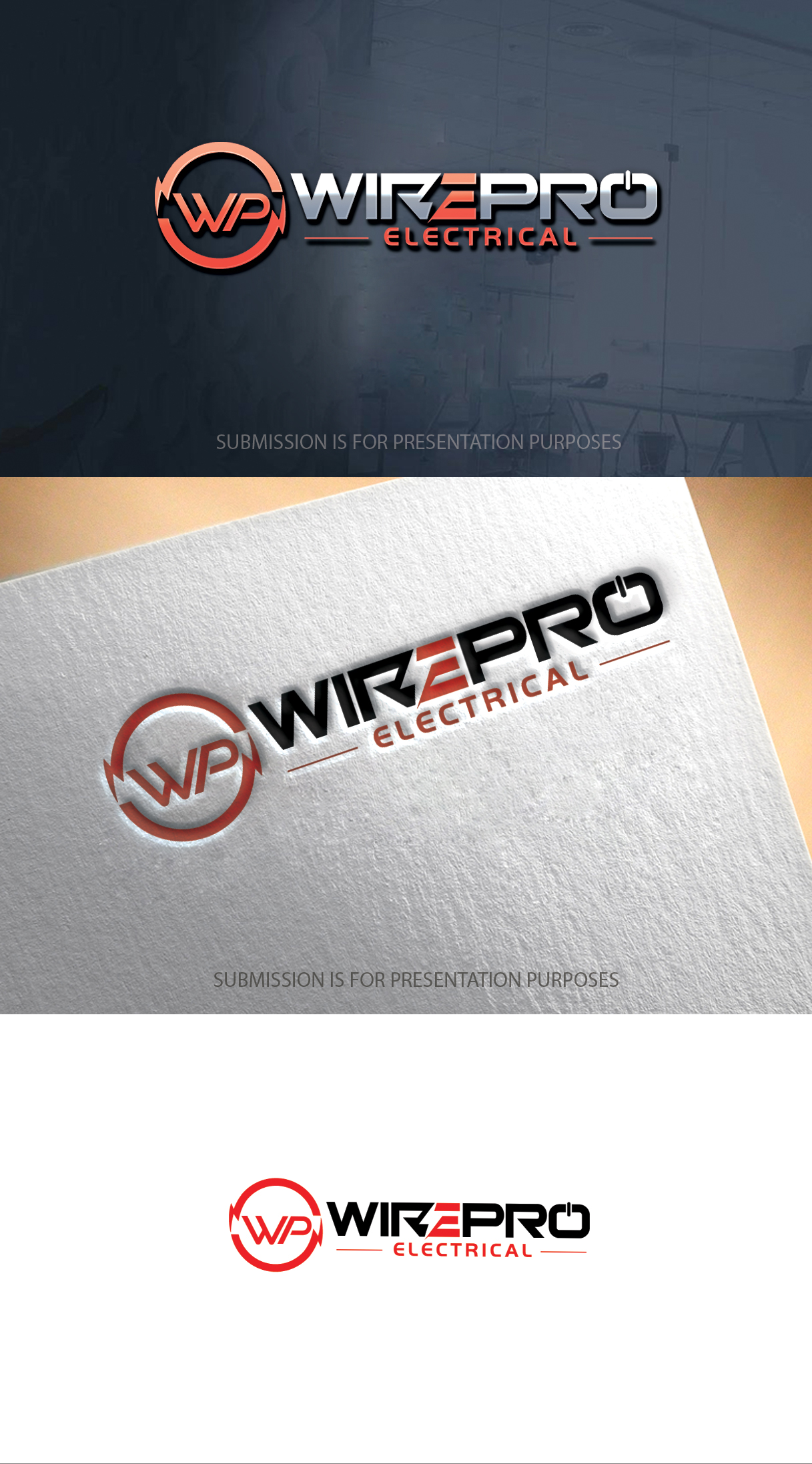 Diseño de Logo por graphicevolution para WirePro Electrical Ltd | Diseño #26651728