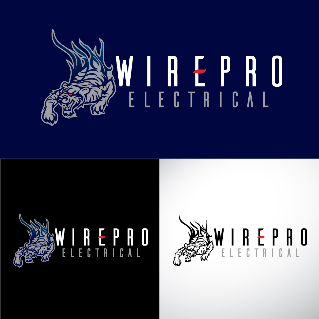 Logo Design by Jerome Gun for WirePro Electrical Ltd | Design #26600144