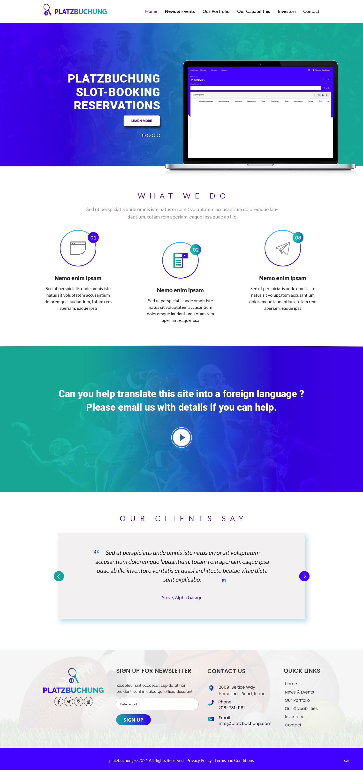 Web Design by pb for this project | Design #26590333