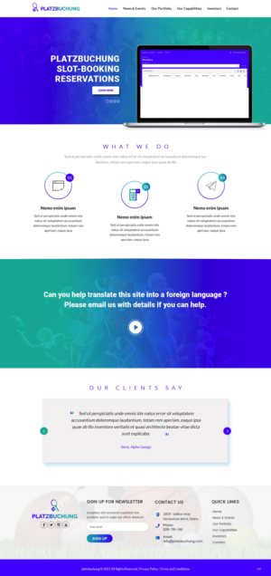 Web-Design von pb für dieses Projekt | Design: #26590333