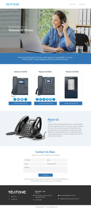 One page responsive Wordpress Website | WordPress-Design von bdesigner9