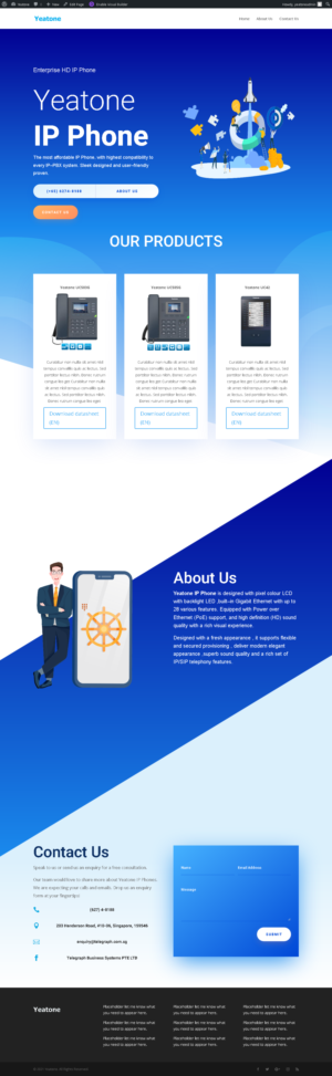 Wordpress Design by Mindnovae
