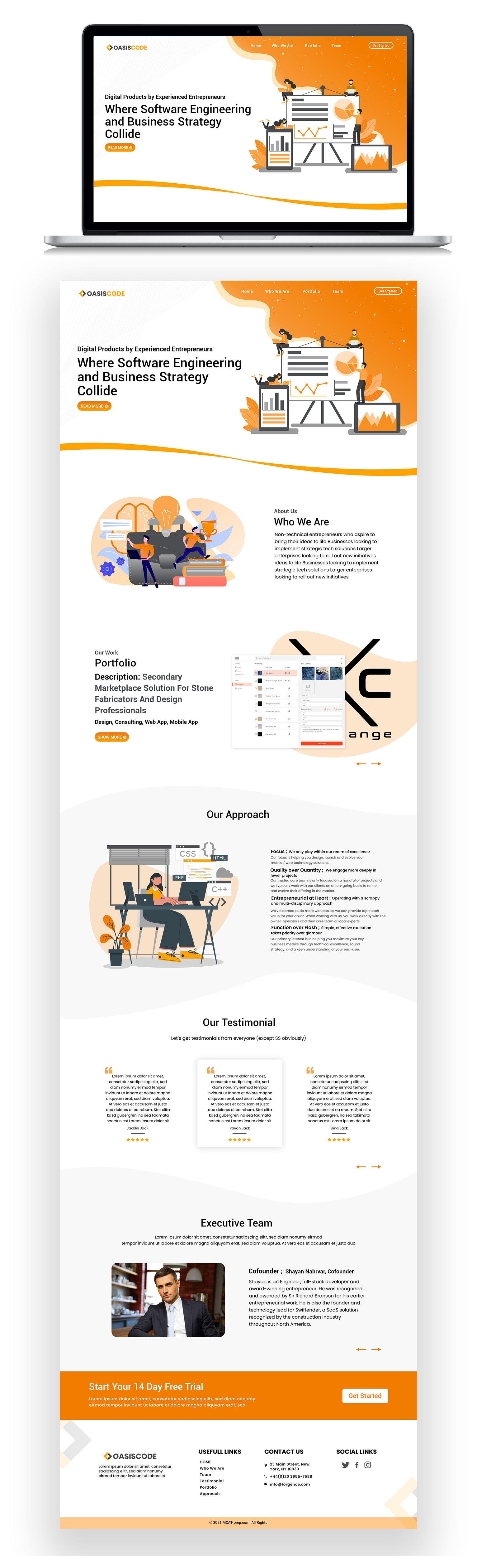 Web Design by Adeel Rahman for this project | Design #26588949