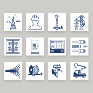 (12) 1.5"x1.5" Website icon graphics similar to provided images | Graphic Design by umesh mahale