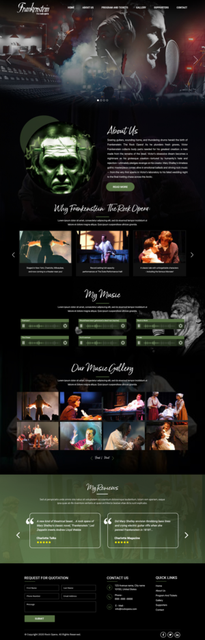 Website for a Pittsburgh Musical Production | Web-Design von Titan Eagle