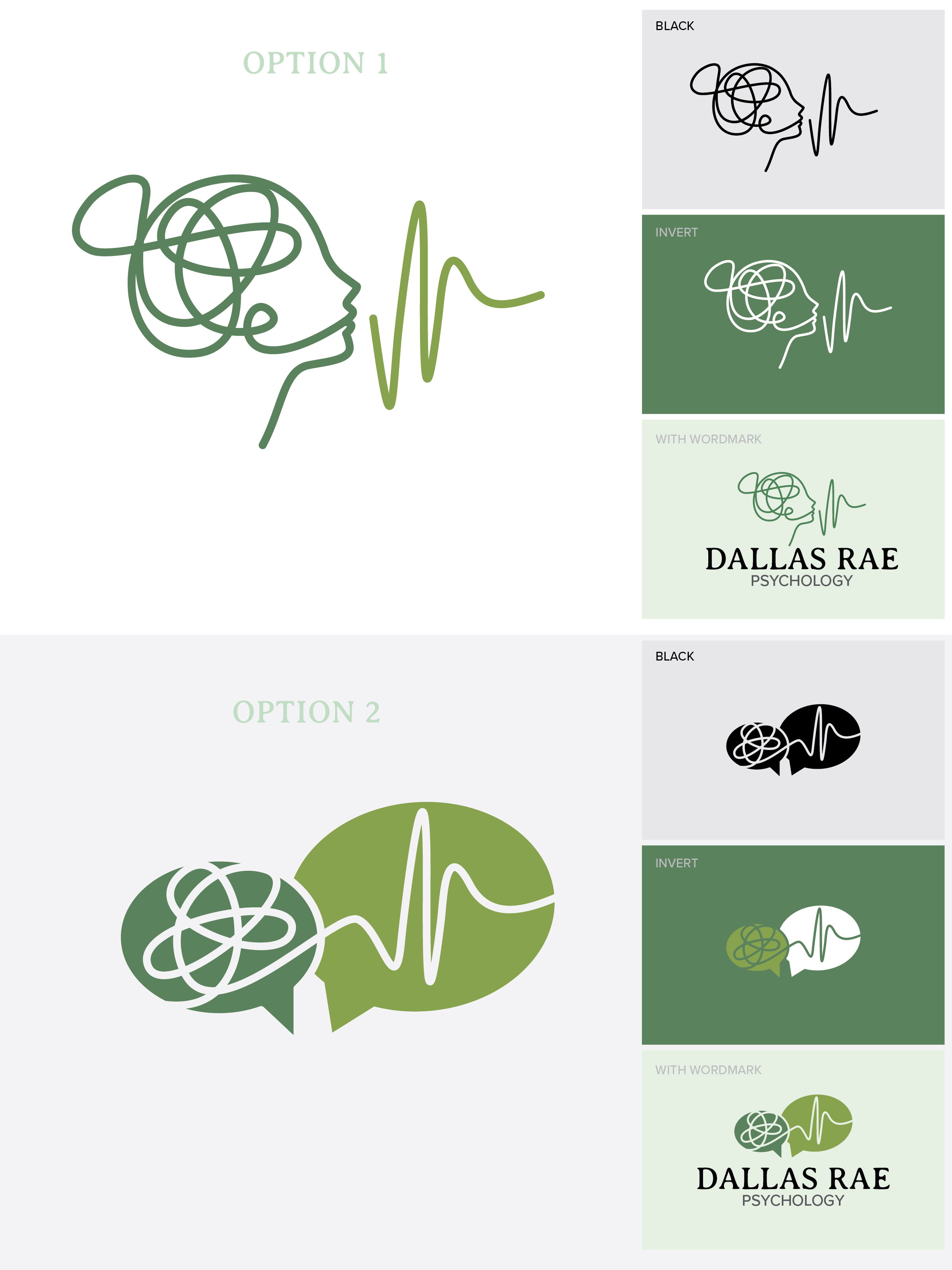 Diseño de Logo por ryenacasi para Dallas Rae Psychology | Diseño #26574110
