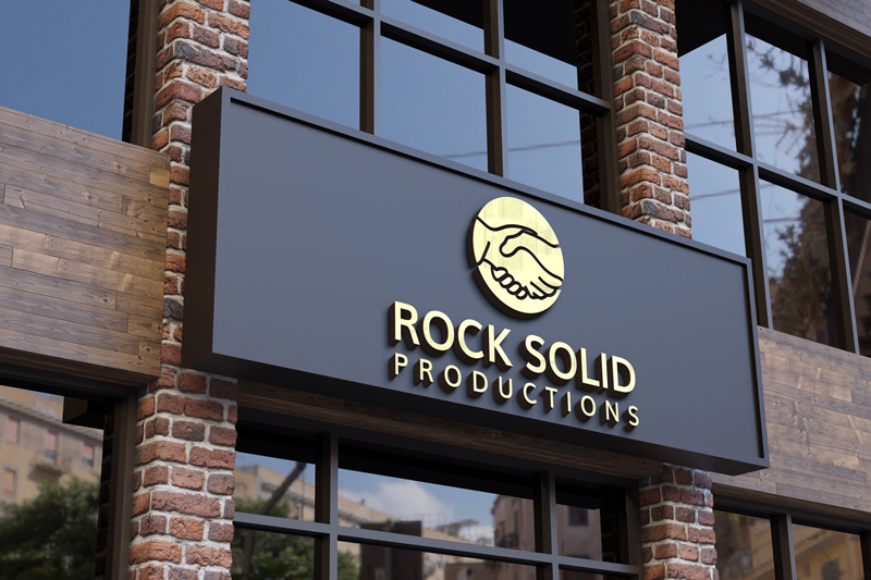 Diseño de Logo por makerlogoz para Rock Solid Productions LLC | Diseño #26593046