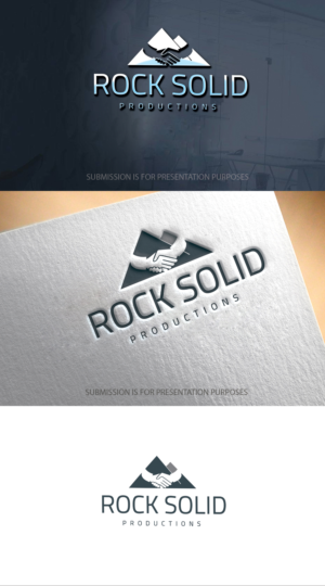 Rock Solid Productions | Logo Design by graphicevolution