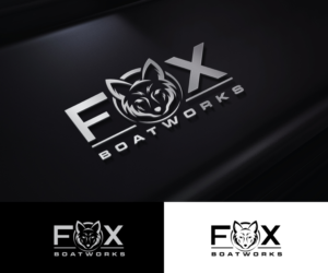 Fox Boats or Fox Boatworks | Logo Design by step forward 2