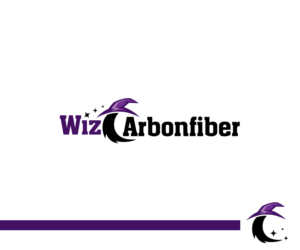 WizCarbonFiber | Logo Design by ecorokerz